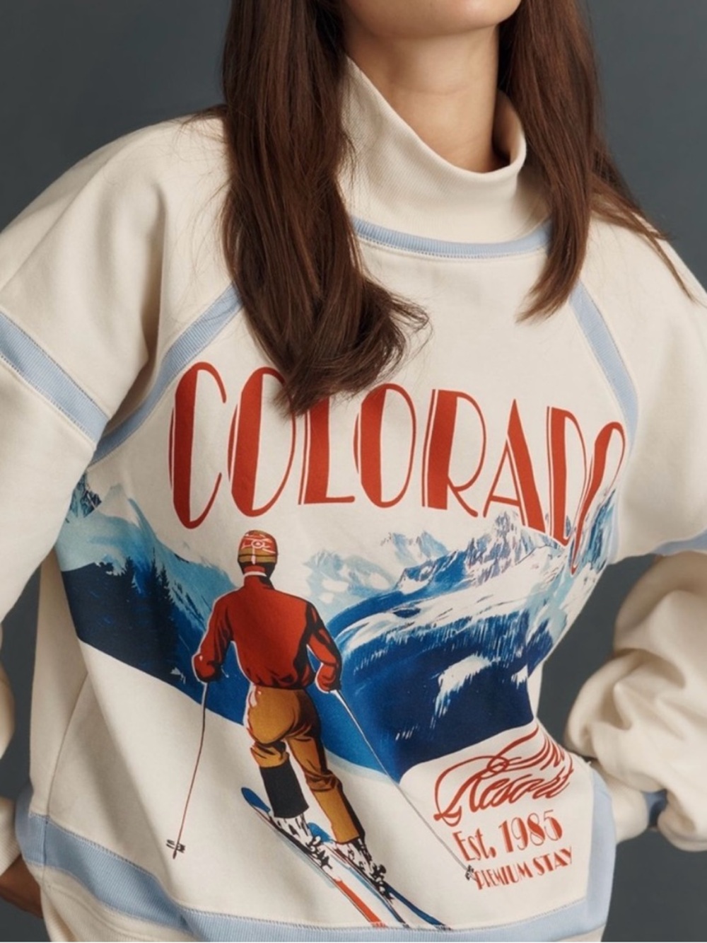 NWT Anthropologie Daily Practice super soft Colorado sweatshirt.